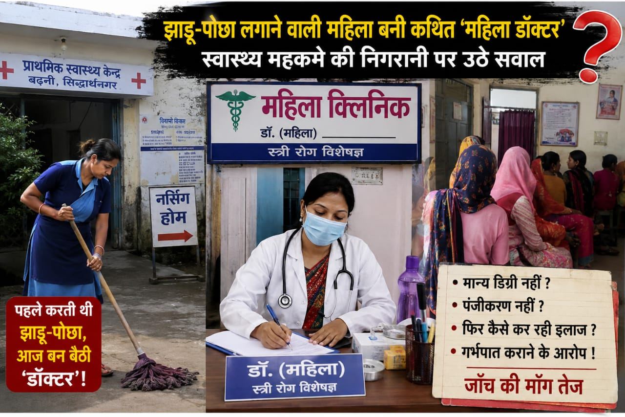 नर्सिंग होम में साफ सफाई के काम से रोजी रोटी  में लगी .  महिला, फिर कैसे बन गयी महिला डॉक्टर