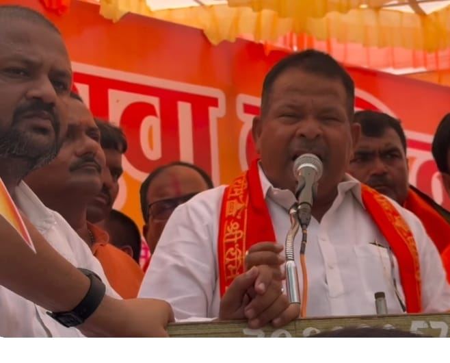सीमा सुरक्षा को लेकर बढ़नी में जागरूकता अभियान, नेपाल सीमा तक निकली पैदल यात्रा