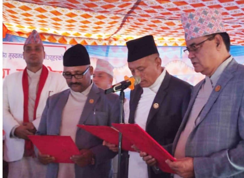 बागमती प्रदेश के नए मुख्यमंत्री किरण थापा मगर ने  शपथ लिया:नेपाल