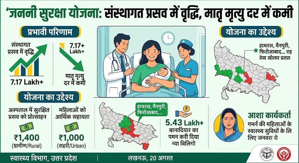 जननी सुरक्षा योजना से बढ़े संस्थागत प्रसव, मातृ मृत्युदर में आई कमी
