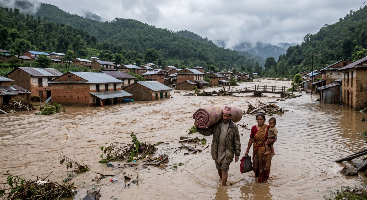 तिब्बत में विशाल झील टूटी, भोटेकोशी नदी में फिर  बाढ़ का खतरा