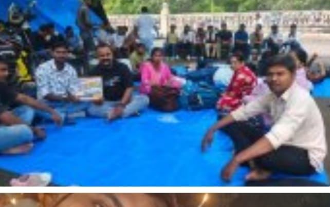 ऑनलाइन हाजिरी के खिलाफ पंचायत सहायकों का कार्य बहिष्कार