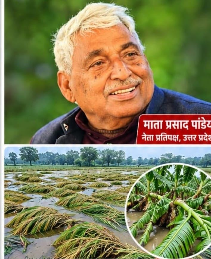 अतिवृष्टि से फसलों के नुकसान पर मुआवजे की मांग, नेता प्रतिपक्ष ने कृषि मंत्री को लिखा पत्र